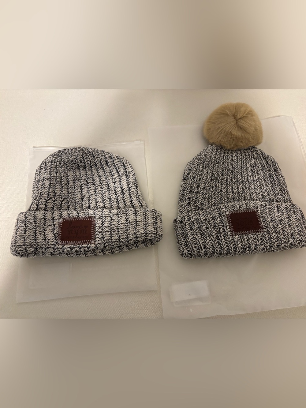 NIB Love Your Melon his and hers matching winter hats